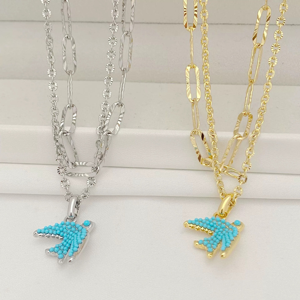 Kendra Scott Swallow Pendant Double Layer Necklace